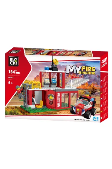 Klocki Blocki MyFireBrigade Remiza 164 elem.