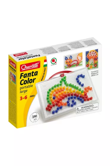 Mozaika Fantacolor Portable Large Delfin 150 element�w Quercetti - Zabawka