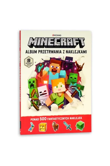 Minecraft. Album przetrwania z naklejkami
