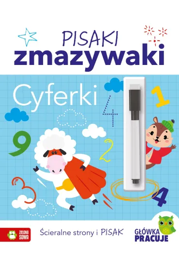 Pisaki zmazywaki. Cyferki