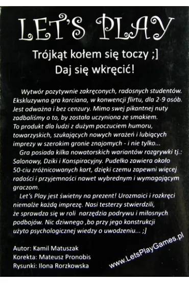 Let's Play - towarzyska gra karciana