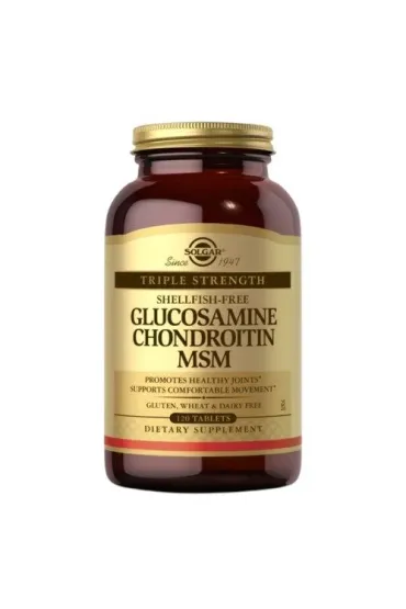 Solgar Glucosamine, Chondroitin, MSM Suplement diety 120 tab.