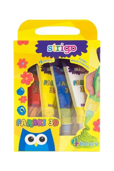 Strigo Farbki 3D - Zestaw 4x30 ml