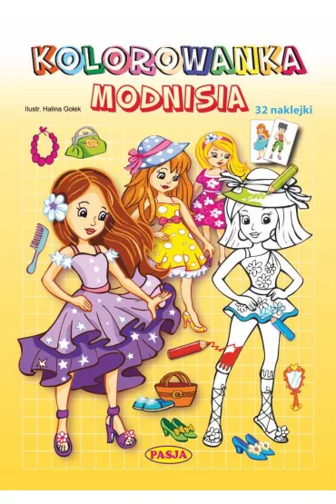 Kolorowanka modnisia - Halina Go�ek