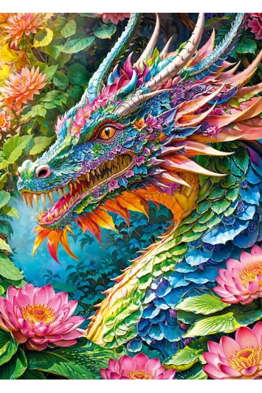 Puzzle 1000 el. Good Luck Dragon CherryPazzi