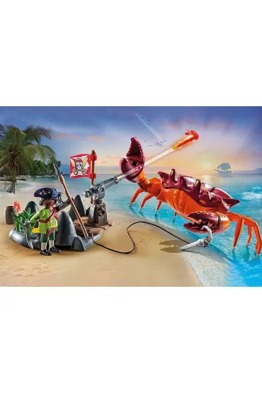 Playmobil Pirates Walka z ogromnym krabem 71532