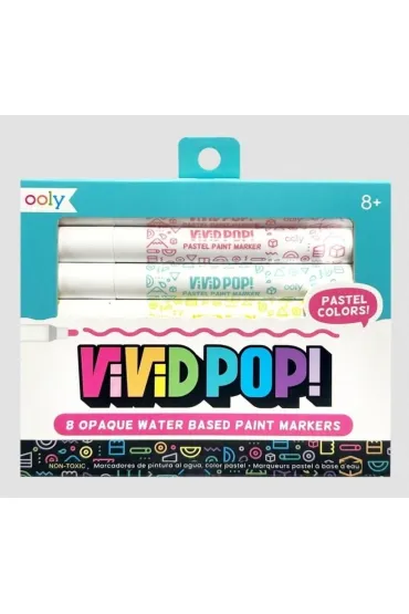 Ooly Markery Akrylowe Vivid Pop!! Pastelowe 8 szt.