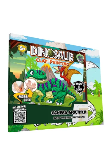 Panta Plast Zestaw do wyklejania plastelin� - Dinozaury