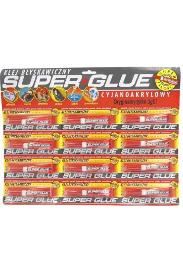 CHE2275 Klej uniwersalny Super Glue 12 szt.
