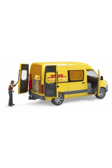 MB Sprinter DHL z figurk� kuriera i z akcesoriami