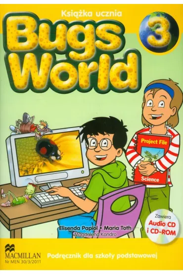 Bugs World 3. Podr�cznik z p�yt� CD - Magdalena Kondro, Maria Toth, Elisenda Papiol