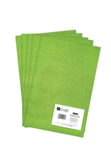 Dalprint Filc poliestrowy A4 limonkowy 5 szt.