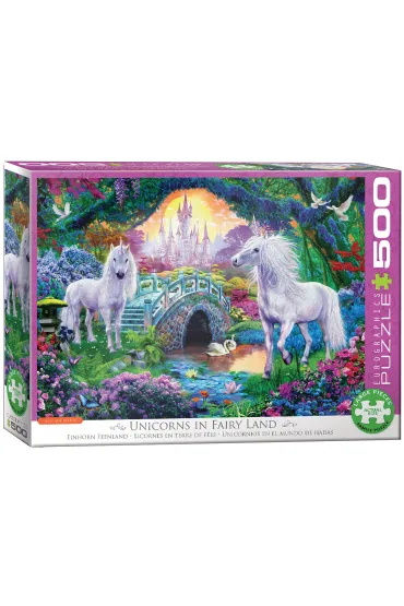 Puzzle 500 el. Jednoro�ce Eurographics