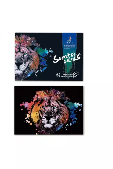 Twoje Hobby Lion. Magiczna zdrapka - wydrapywanka 40.0 x 28.5 cm