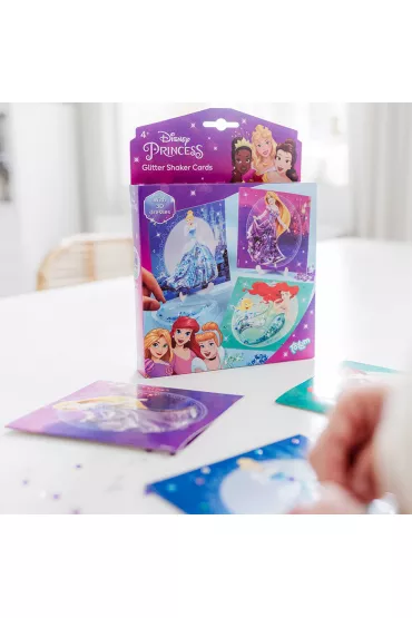 Zestaw kreatywny brokatowe kartki Disney Princess Totum