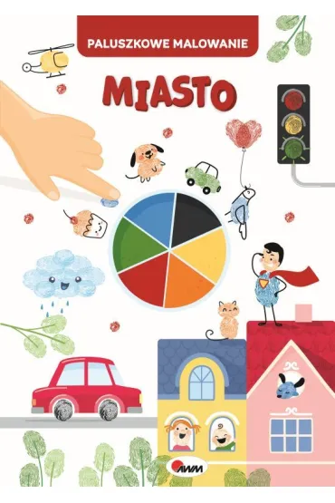 Miasto. Paluszkowe malowanie