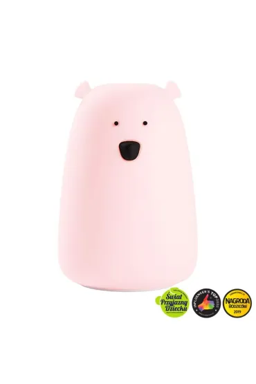 Rabbit&Friends Mi� du�y lampka silikonowa r�owa