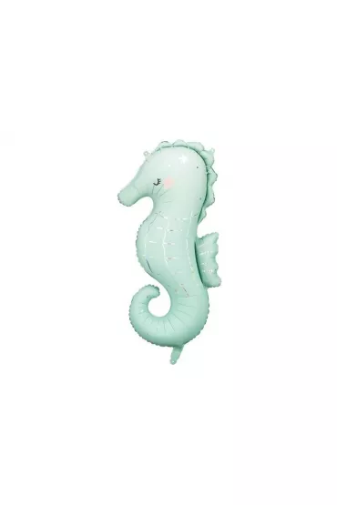 PartyDeco Balon foliowy Konik morski 47x98cm