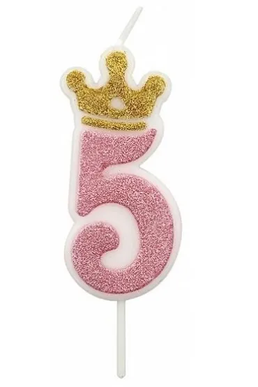 �wieczka 5 r�owa 6,8cm PARTY GO