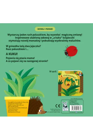 Kto mieszka w ogrodzie? Dotknij i przesu. Kapitan Nauka - Daniela  Gamba