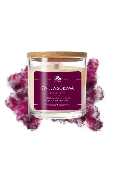 Big Nature �wieca sojowa zap. insp. EUPHORIA WOMAN 225 g