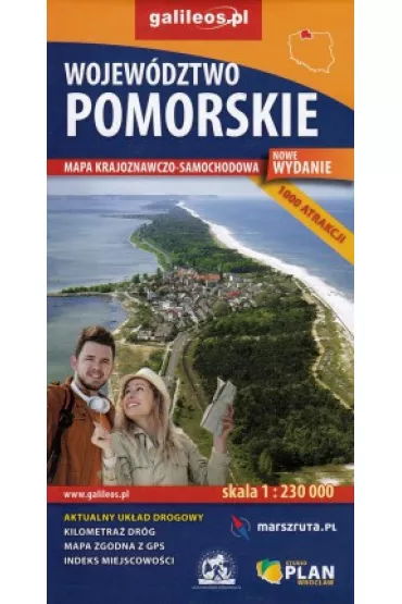 Wojew�dztwo Pomorskie. Mapa krajoznawczo-samochodowa 1:230 000