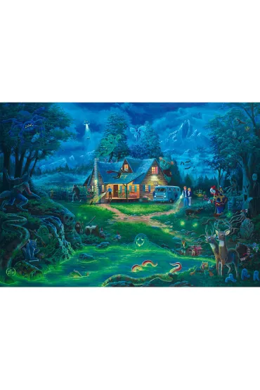 Puzzle PQ 1000 el. Nawiedzony dom Schmidt - Zac  Kinkade