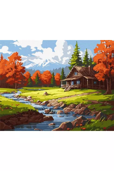 Ideyka Malowanie po numerach - Miejsce inspiracji 40x50cm