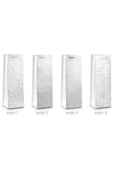 Pan Dragon Torba prezentowa Lux bia�a MIX 36x12x10cm