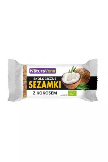NaturaVena Sezamki z kokosem 27 g Bio