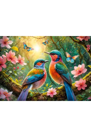 Puzzle 500 el. Greeting the New Day CherryPazzi