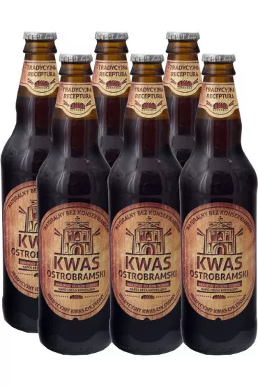 Pbe Kwas chlebowy ostrobramski Zestaw 6 x 500 ml