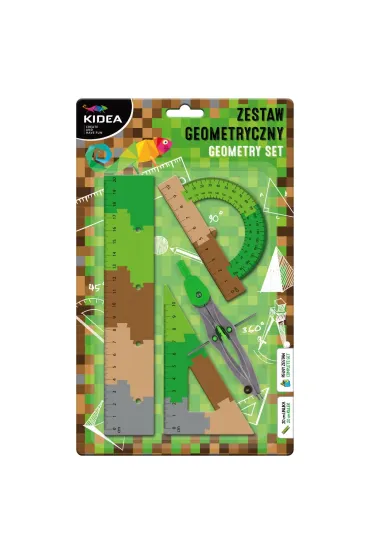 Derform Zestaw geometryczny 20cm 4 el. Puzzle