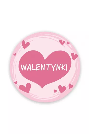 LearnHow Naklejki okoliczno�ciowe - Walentynki Serca 24 szt.
