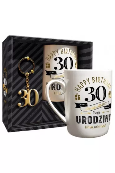 Pan Dragon Zestaw Kubek 30-te urodziny + brelok