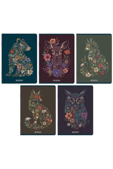 Zeszyt Herlitz Premium Florimals A5/32k kratka z marginesem, 1 szt