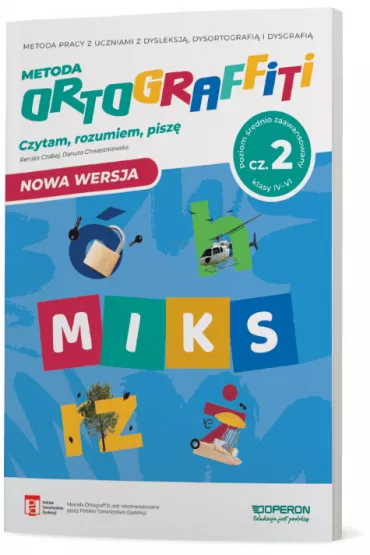 Ortograffiti. MIKS. Czytam, rozumiem, pisz�. Klasy 4-6. Cz�� 2. Poziom �rednio zaawansowany - Danuta Chwastniewska, Renata Czabaj