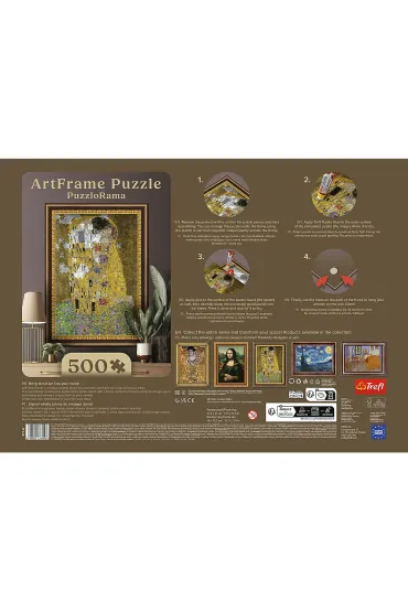 Puzzle Puzzlorama 500 el. Poca�unek, Gustav Klimt Trefl