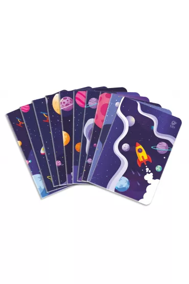 Elanders Zeszyt A5 In Space kratka 32 kartki 10 szt.