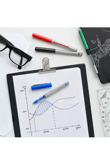 Faber-Castell Cienkopis kulkowy free ink niebieski 0.5mm