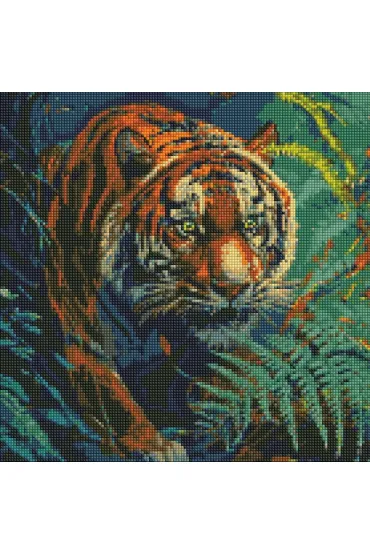 Diamentowa mozaika - W�adca d�ungl 40x40cm