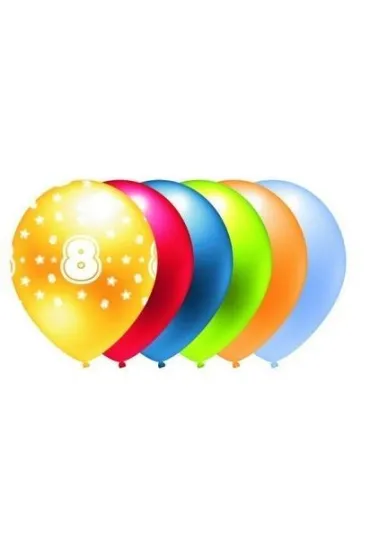 GoParty Balon metalik 8 mix kolor�w