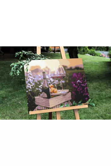 Twoje Hobby Malowanie po numerach - Romans w lawendzie 40x50cm