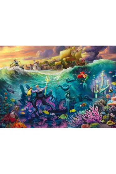 Puzzle PQ 1000 el. Ma�a Syrenka i Urszula Schmidt - Thomas  Kinkade