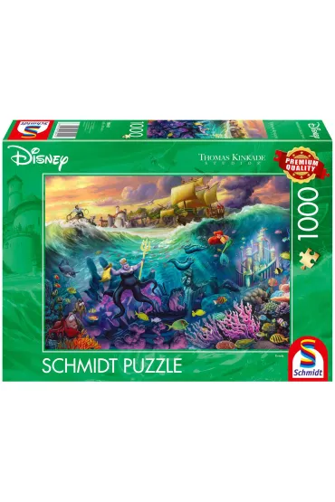 Puzzle PQ 1000 el. Ma�a Syrenka i Urszula Schmidt - Thomas  Kinkade