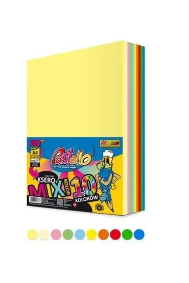 Alfa Pastello Papier ksero A4 160g 10 kolor�w 250 arkuszy