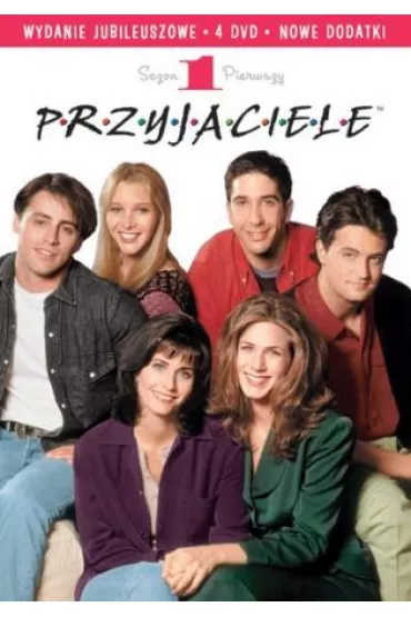 Przyjaciele. Edycja jubileuszowa, sezon 1 (4 DVD) - Gary  Halvorson, Kevin  Bright