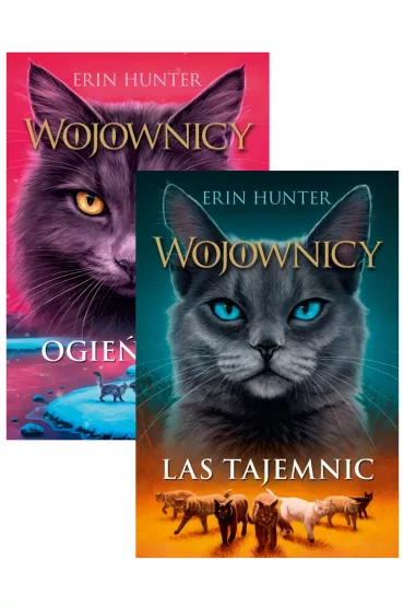 Pakiet Wojownicy. Tomy 2-3: Ogie� i l�d, Las tajemnic - Erin Hunter