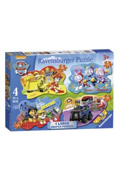 Puzzle 4w1 ksztaty Gigant Psi Patrol 069347 Ravensburger