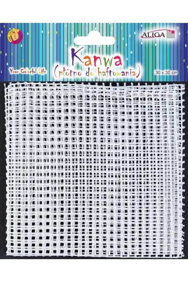 Aliga Kanwa p��tno do haftowania 30x30cm oczka 5x5mm